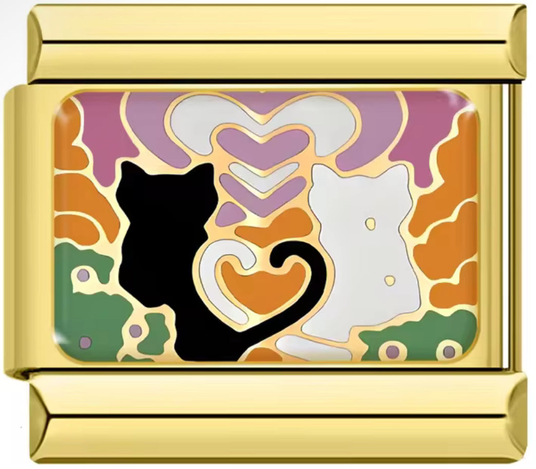 The Lovers Cat Charms