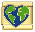 Earth Heart Charm