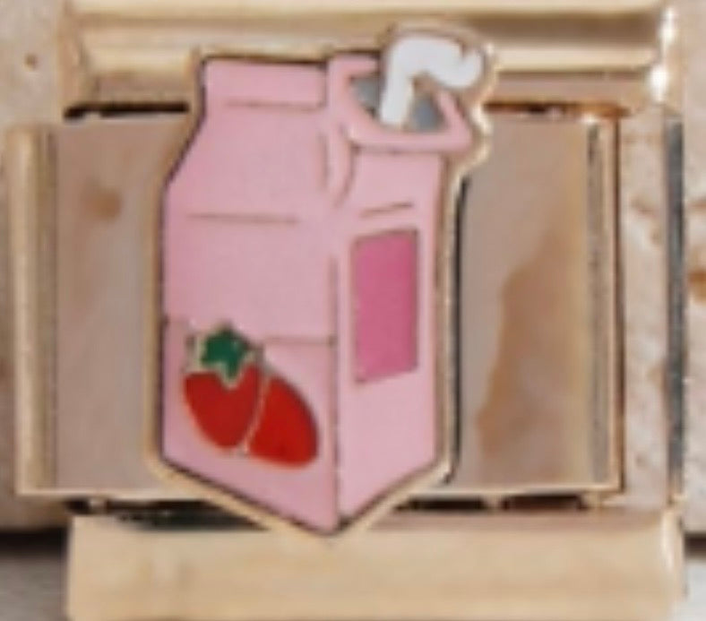 Strawberry Milk Charm