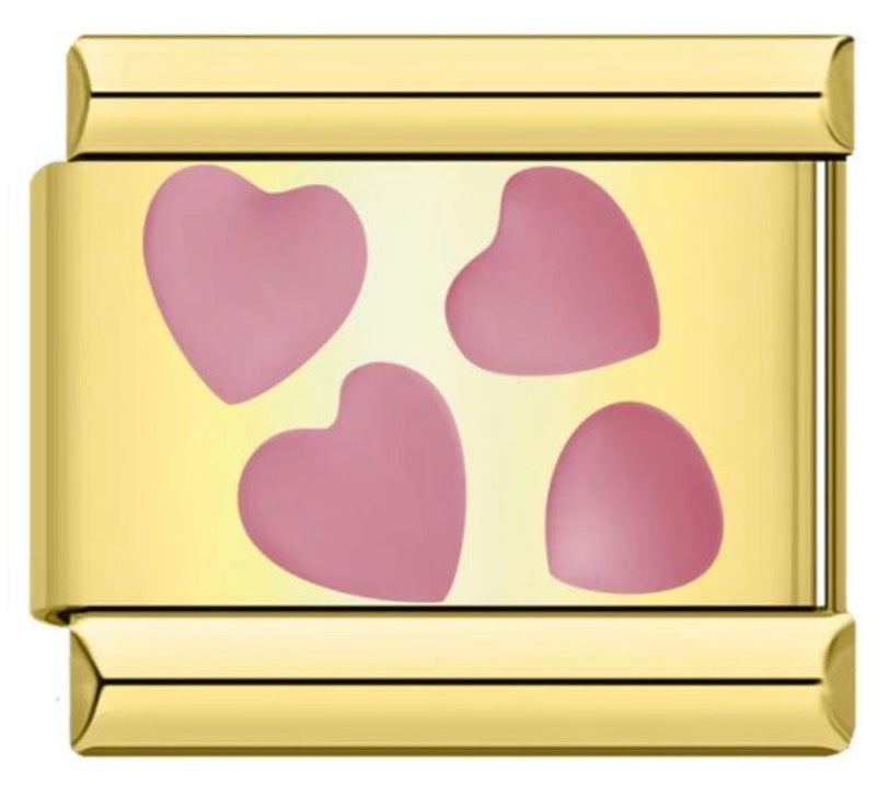 Colorful Heart Charms