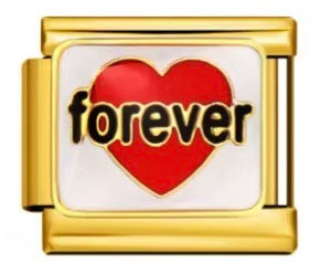 "Forever" Heart Charm