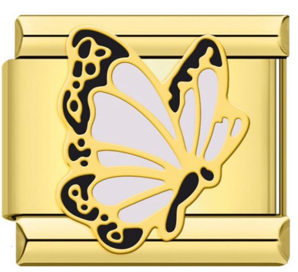 White Butterfly Charm