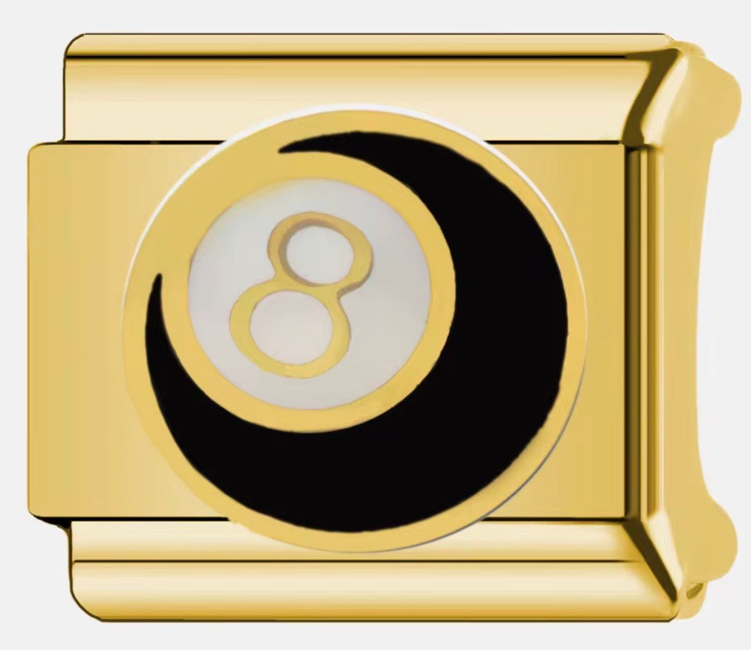 Black 8 Ball Charms