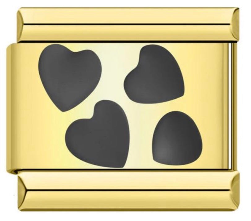 Colorful Heart Charms