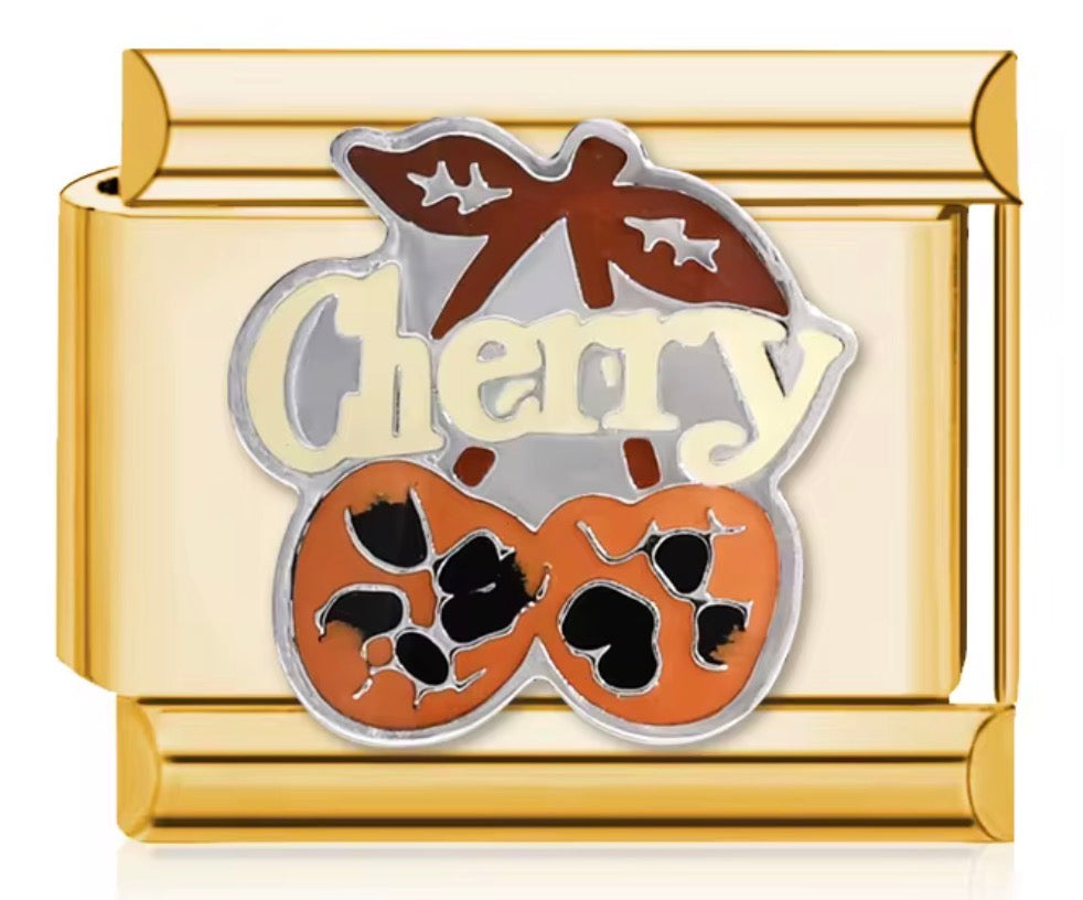 Leopard Print Design Charms