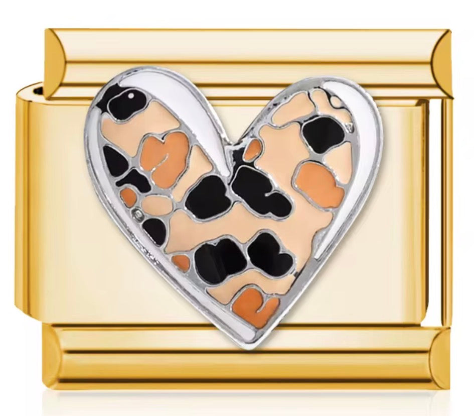 Leopard Print Design Charms