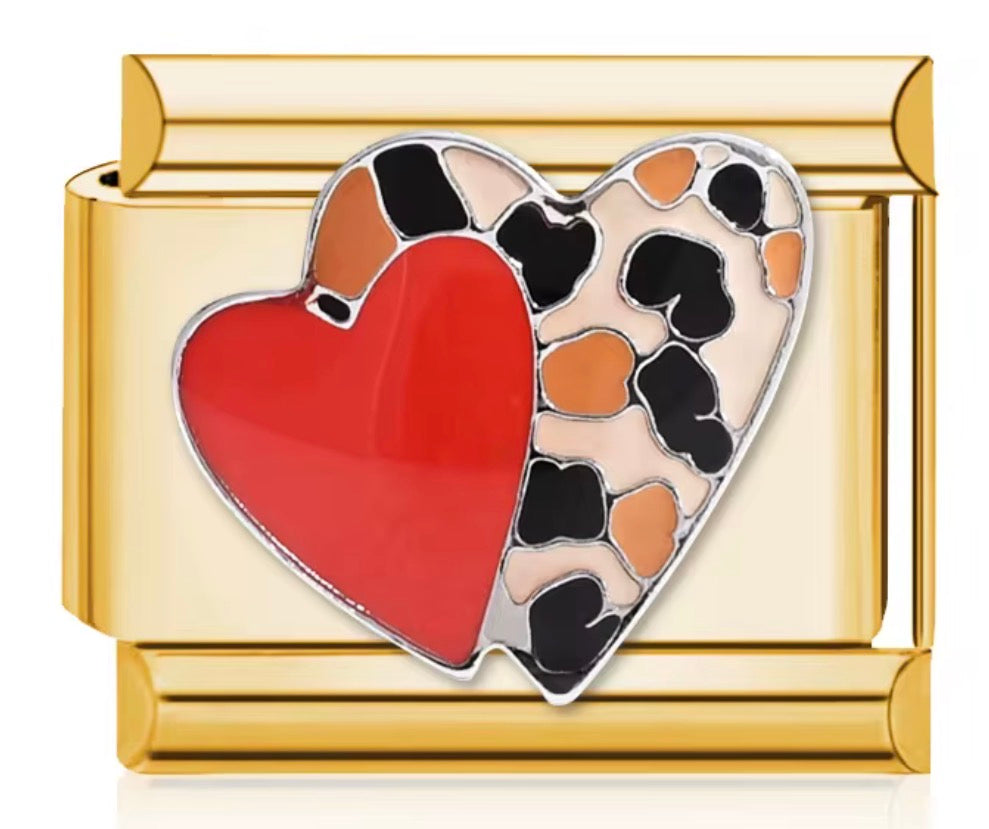 Leopard Print Design Charms