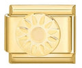 Gold Sun Charm