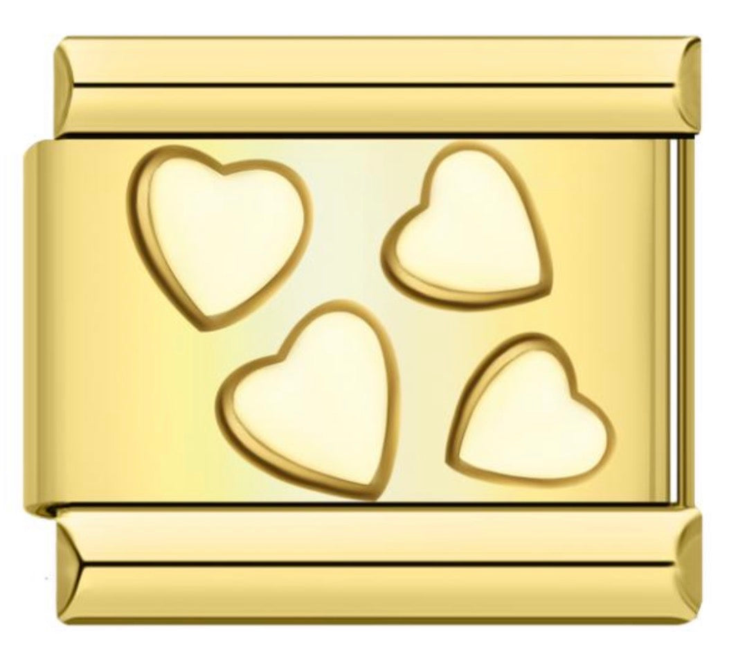 Colorful Heart Charms