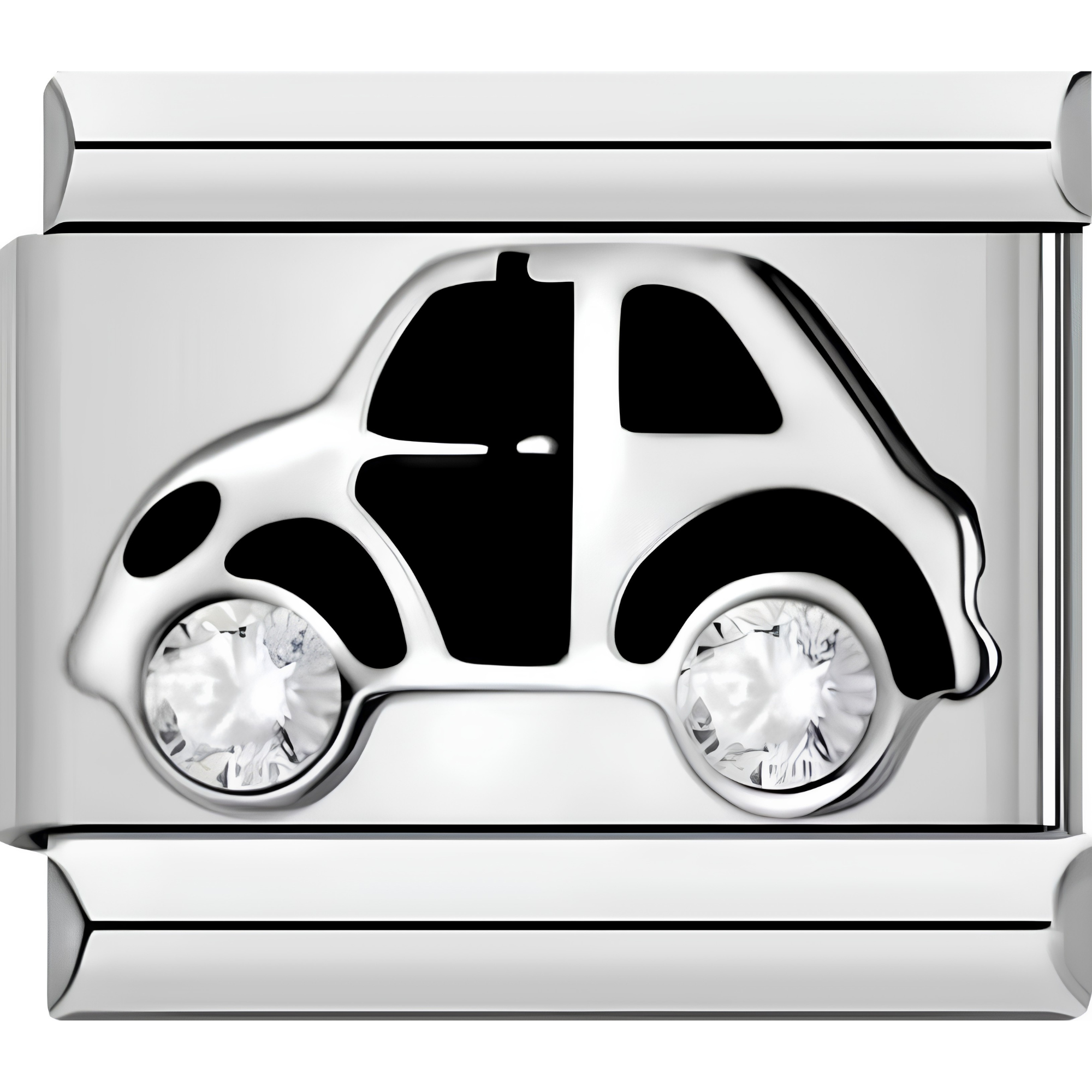Silver Car Charm