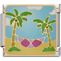 Hammock on the Beach Charm