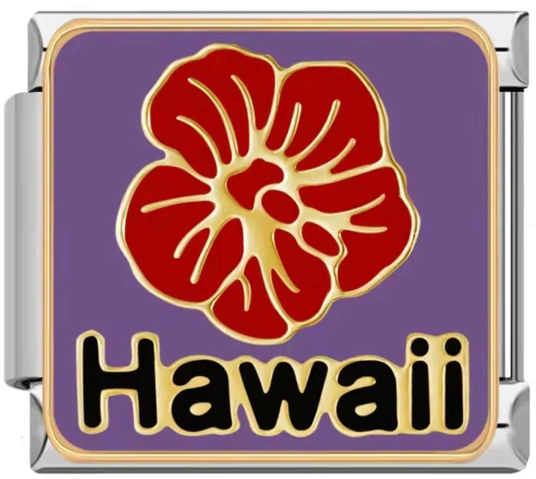 Purple Hawaii Charm