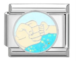 Little One Fist Bump Charm