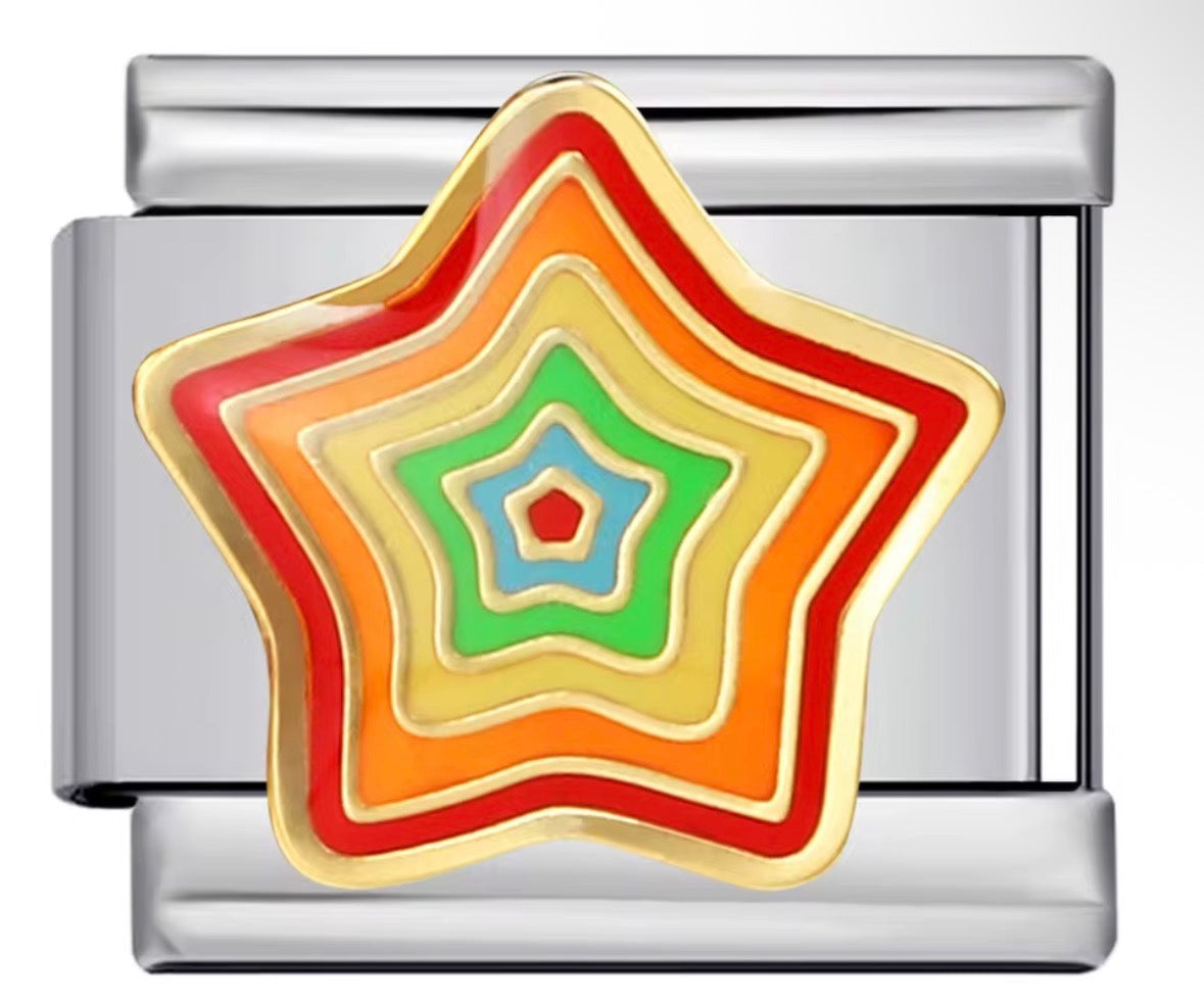 Colorful Shape Charms