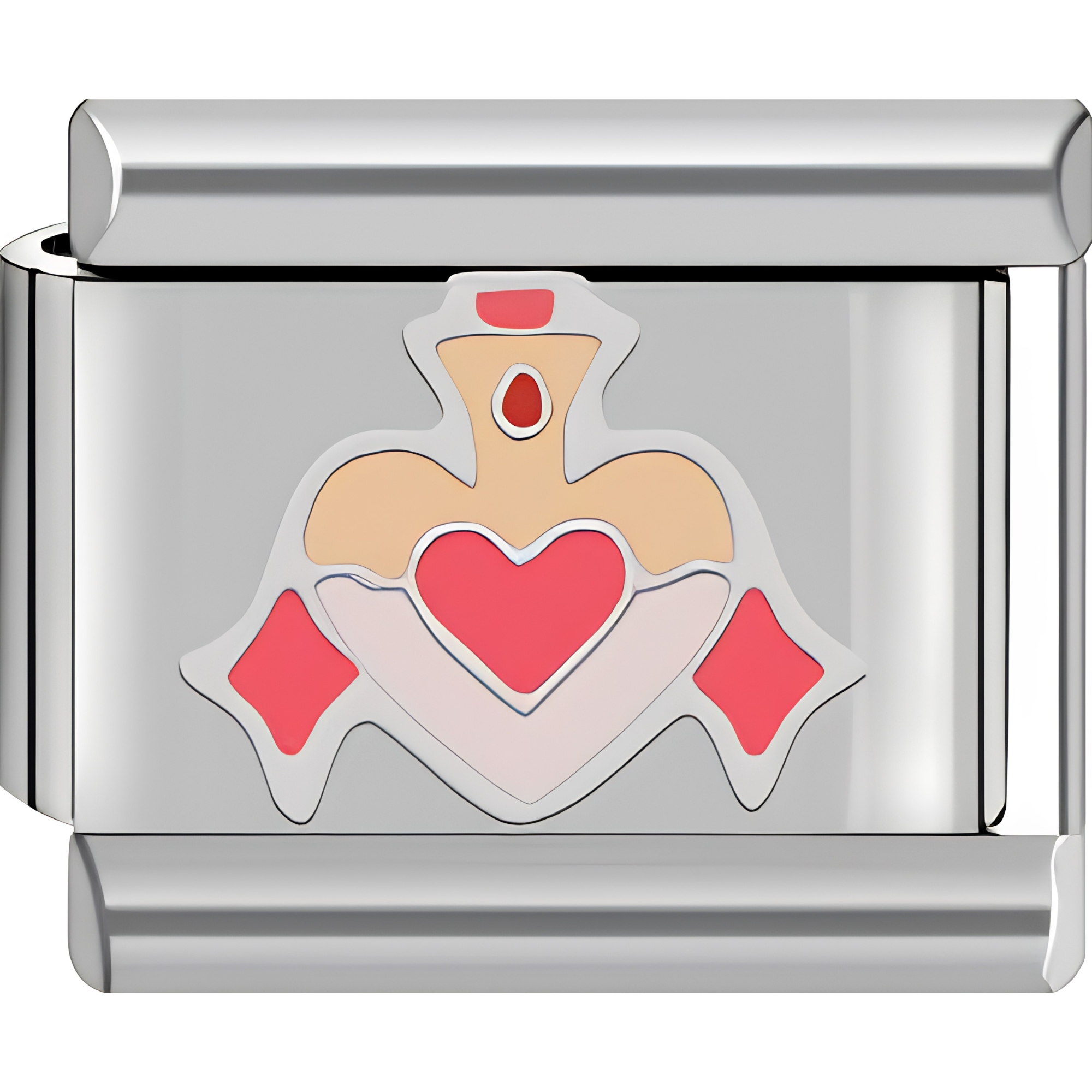 Pretty Heart Perfume Bottle Charm