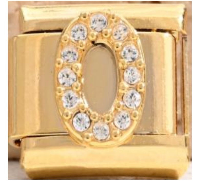 Sparkly Number Charms