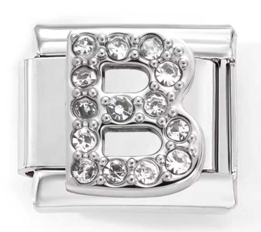 Sparkly Letter Charms