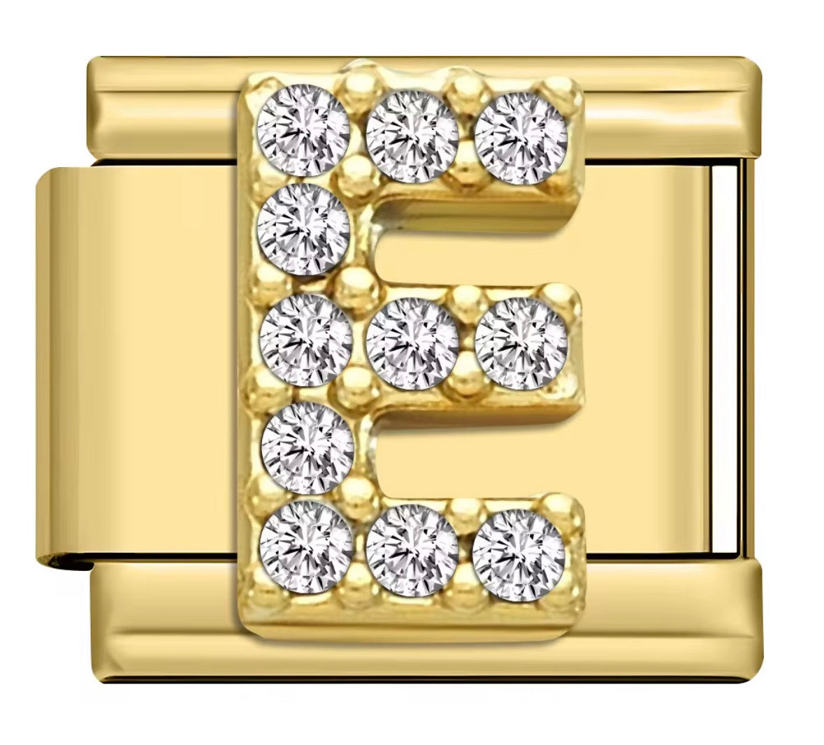 Sparkly Letter Charms