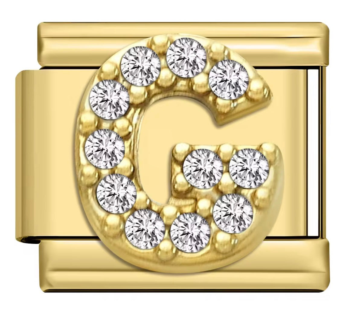 Sparkly Letter Charms