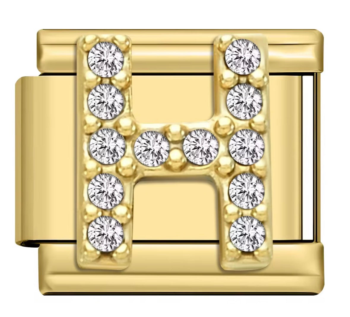 Sparkly Letter Charms