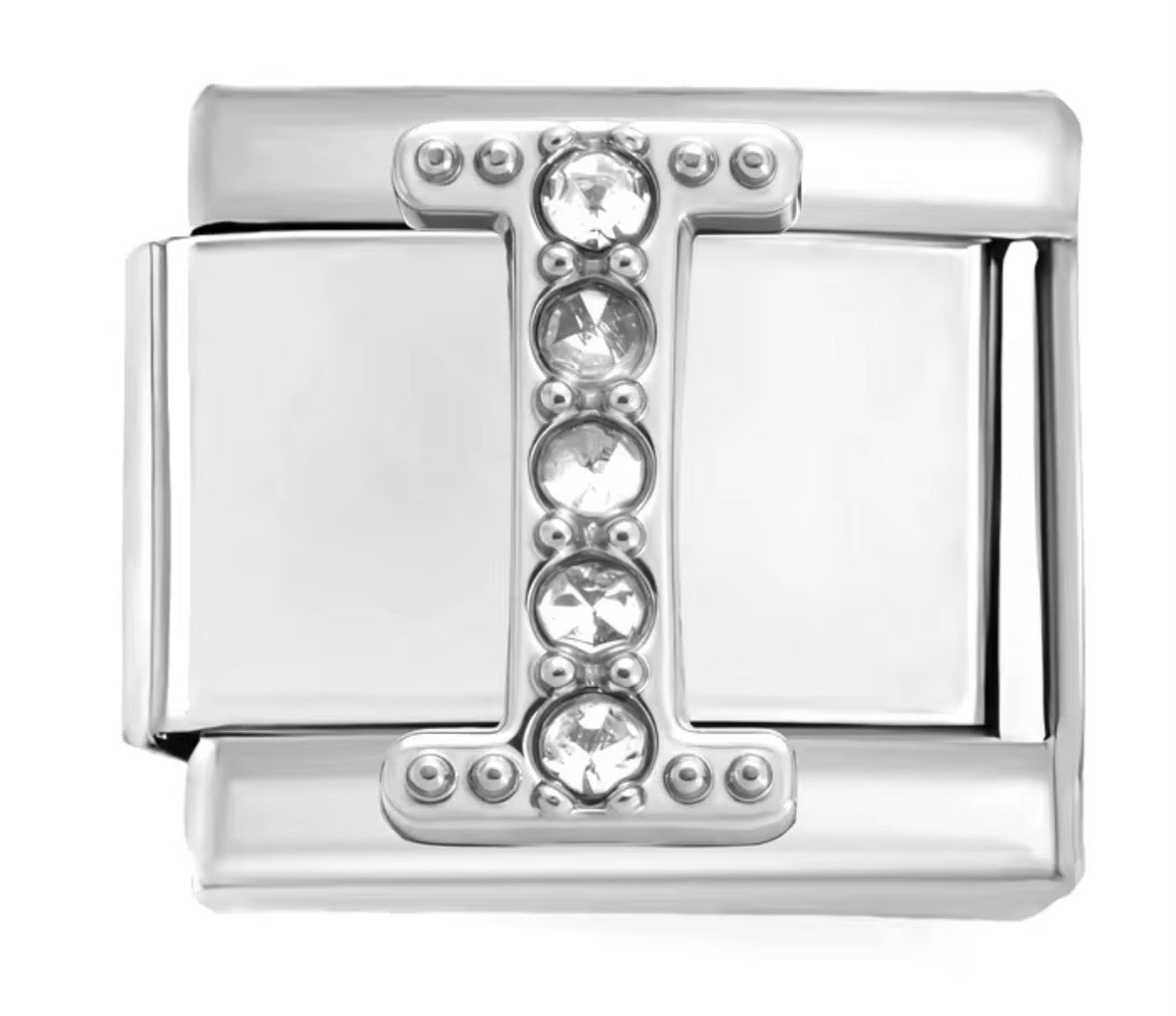 Sparkly Letter Charms