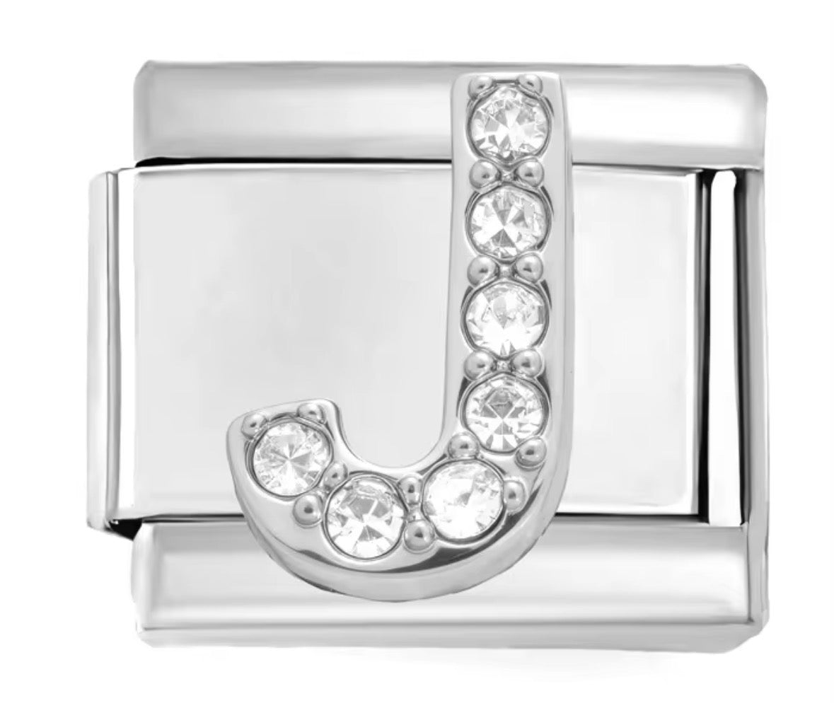 Sparkly Letter Charms