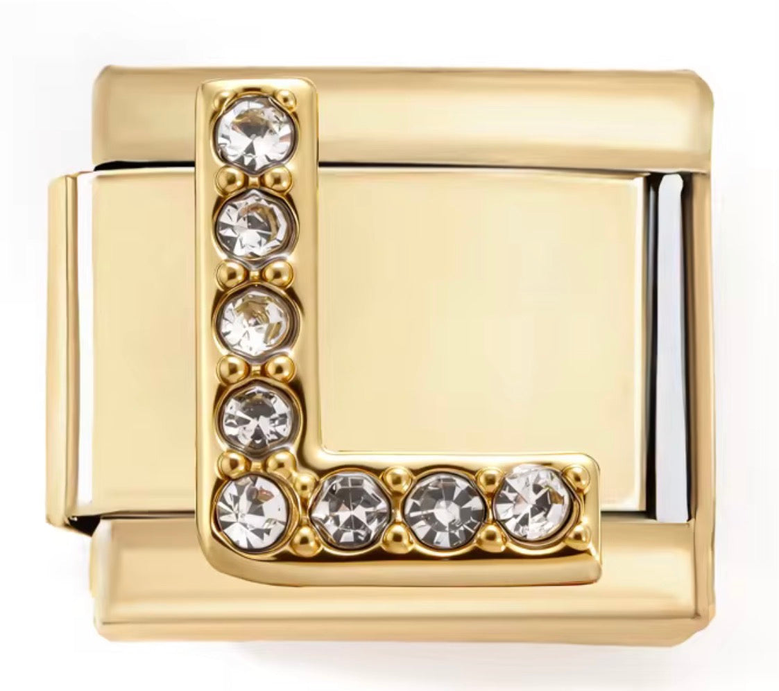 Sparkly Letter Charms