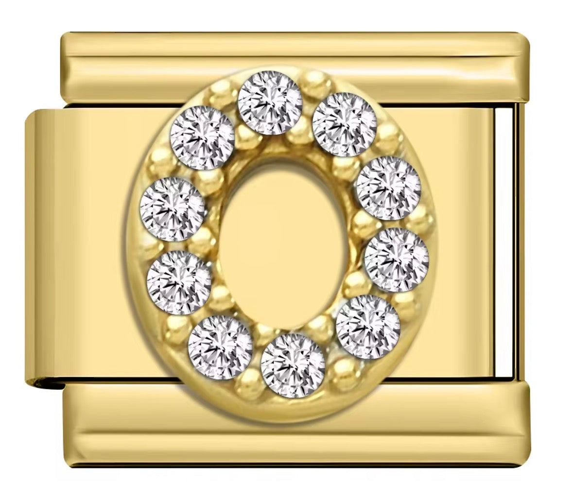 Sparkly Letter Charms