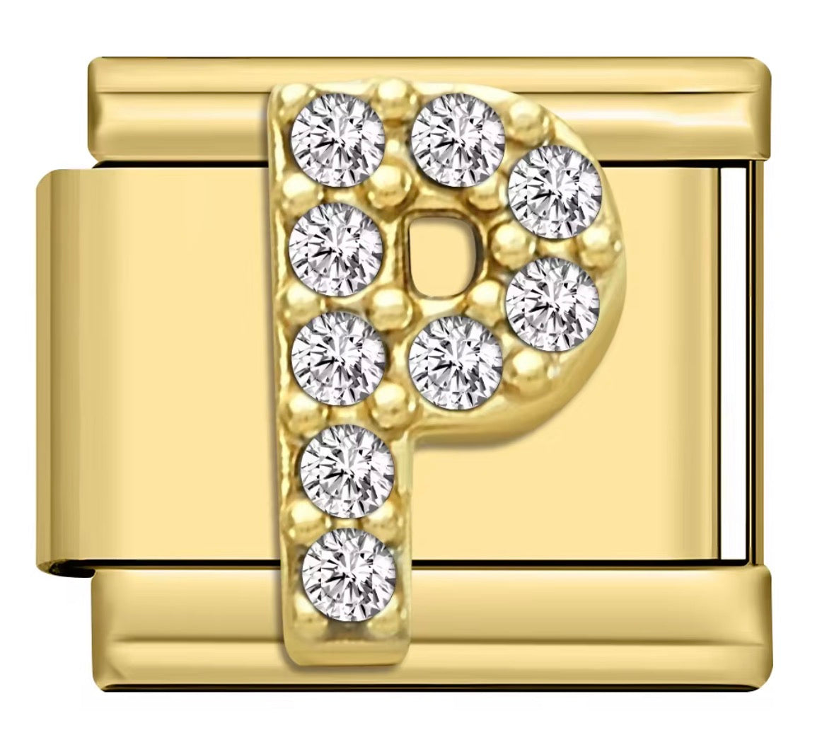 Sparkly Letter Charms