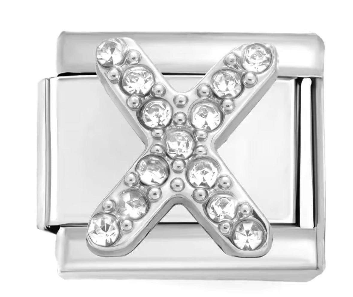 Sparkly Letter Charms