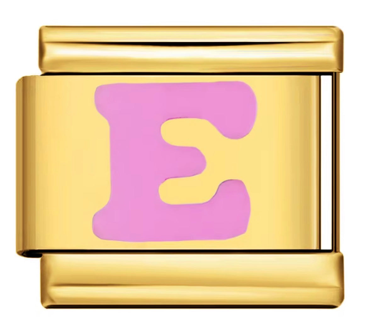 Pink Letter Charms