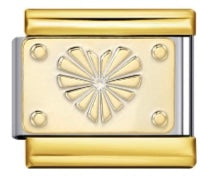 Mixed Metal Textured Charms