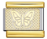 Mixed Metal Textured Charms