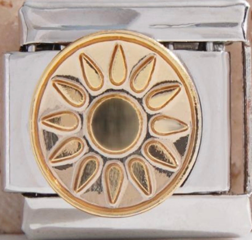 Gold Sun Charm