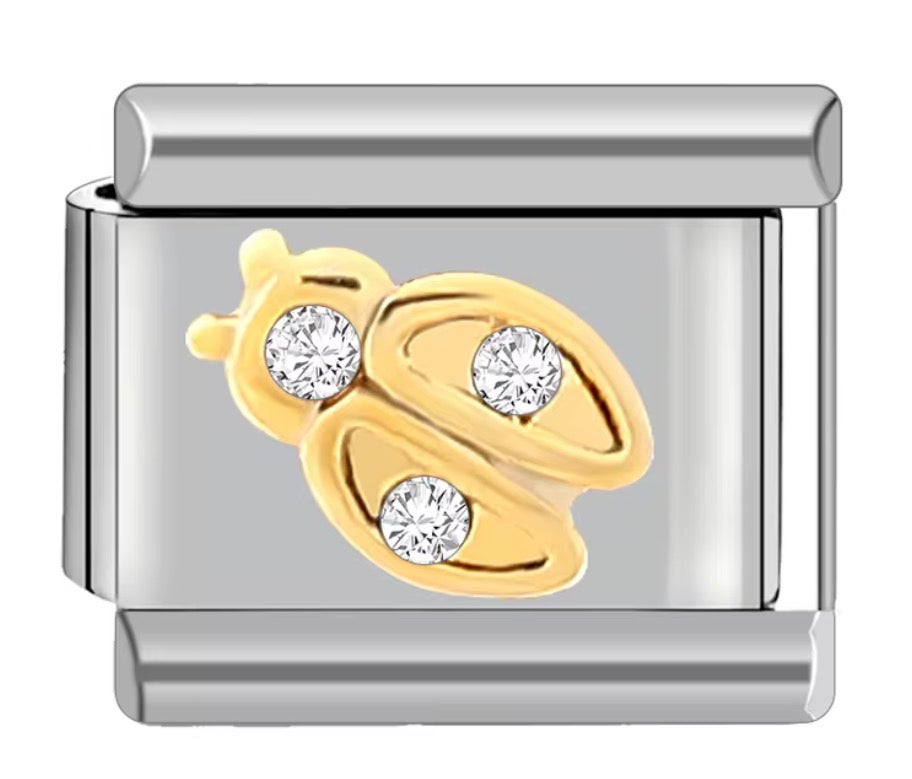 Ladybug Mixed Metal Charm