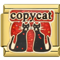 Red "Copycat" Charm