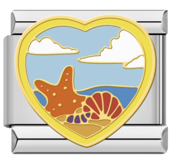 Heart Scenery Charms