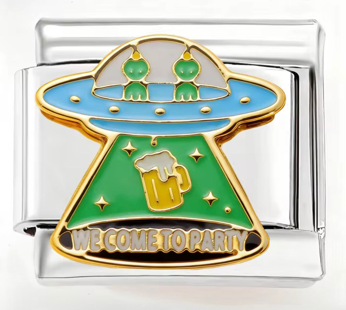 "We Come to Party" Alien Charm