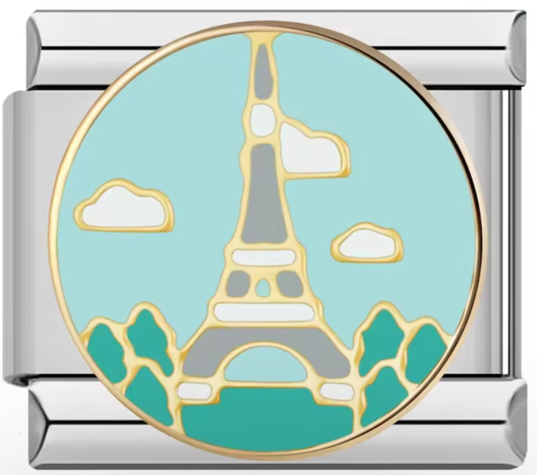 Blue Eiffel Tower Charm