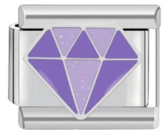 Purple Diamond Charm