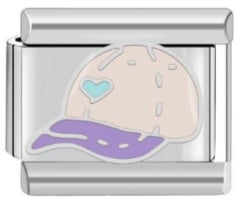 Purple Ball Cap Charm