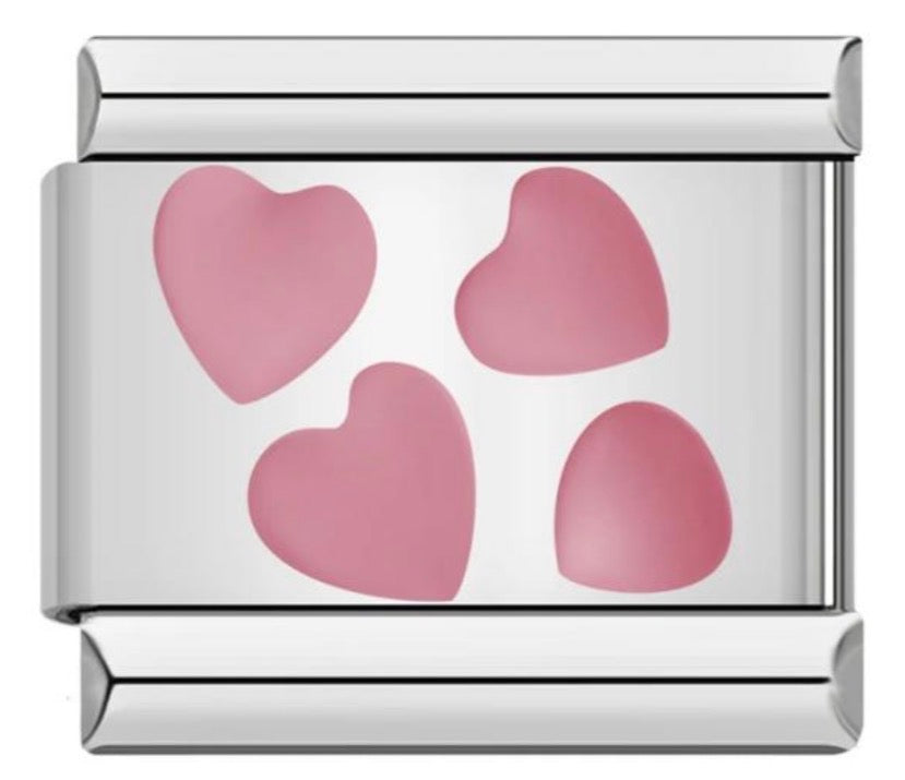 Colorful Heart Charms