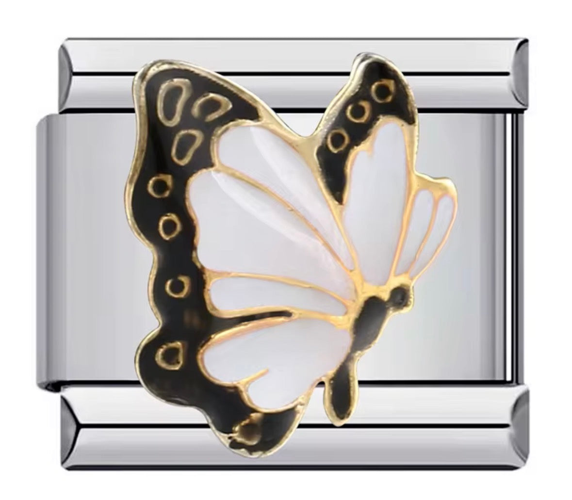 White Butterfly Charm