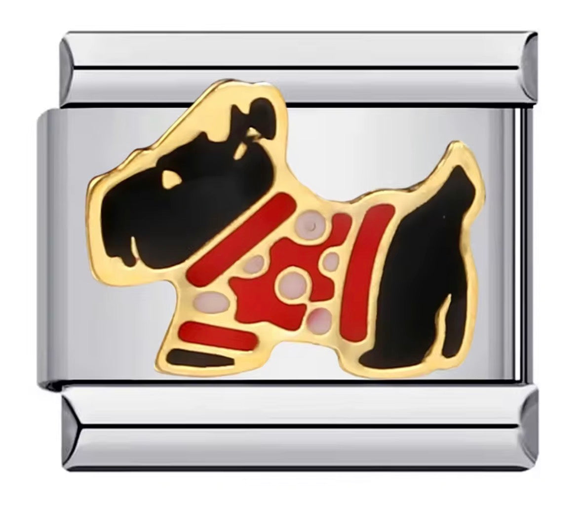 Dog in Sweater Charm