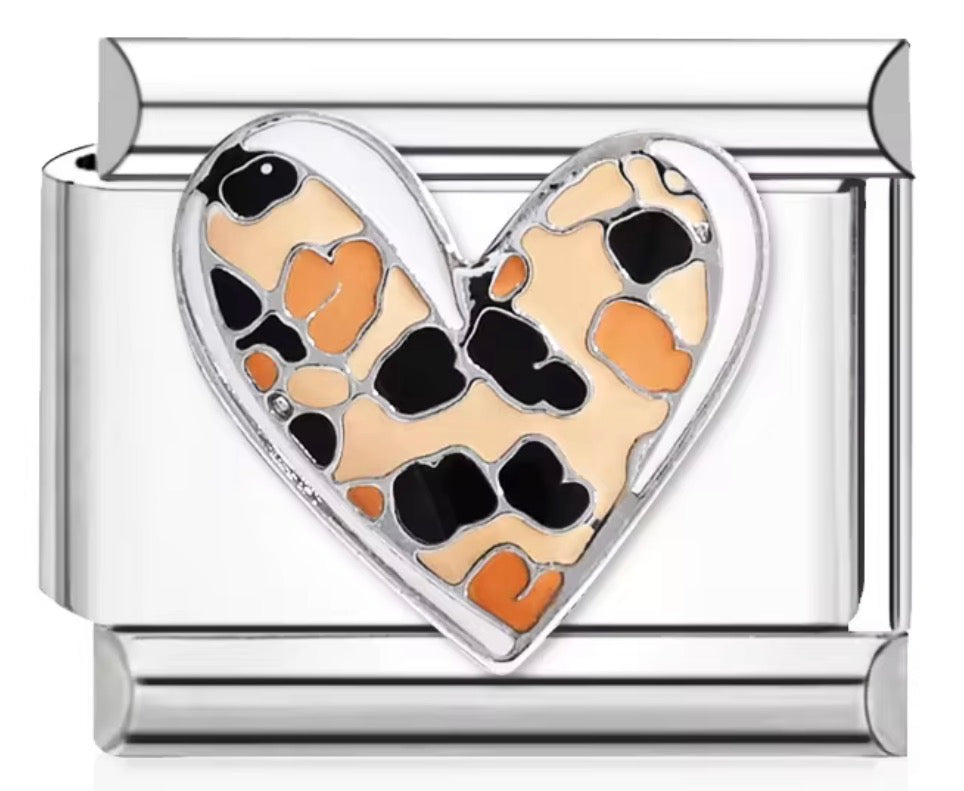 Leopard Print Design Charms