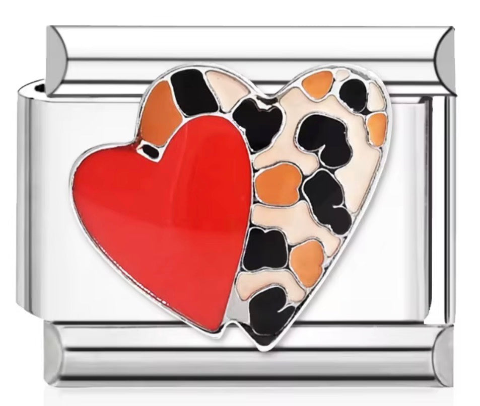 Leopard Print Design Charms