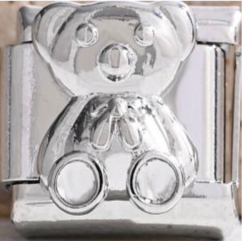 Teddy Bear with a Bow Charm