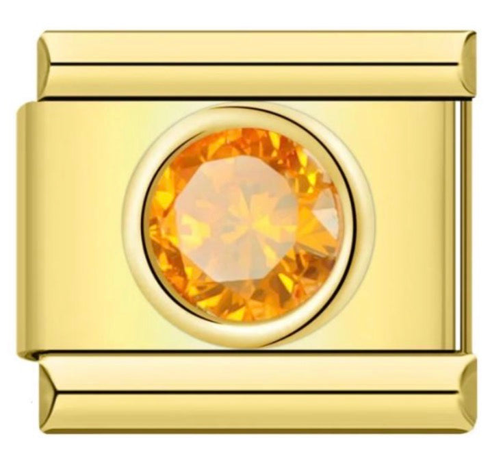 Round Birthstone Charms