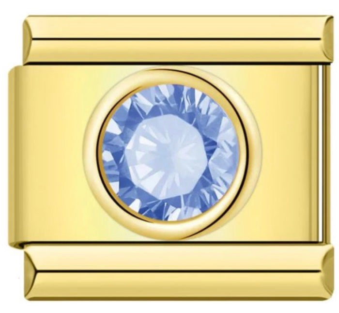 Round Birthstone Charms