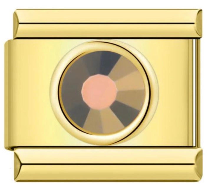 Round Birthstone Charms